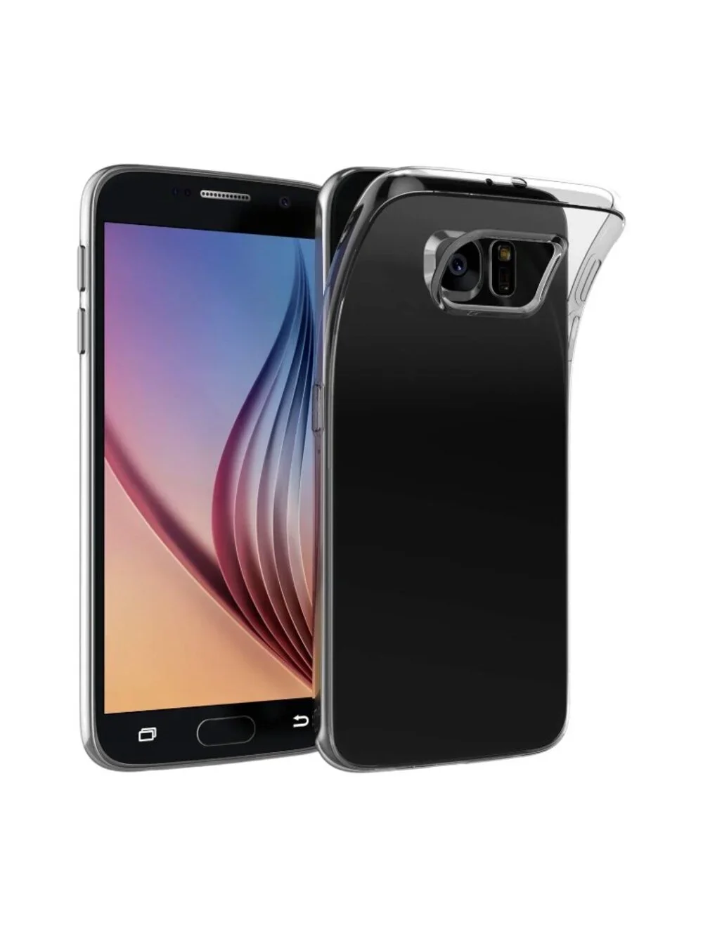 2 NEW Samsung Galaxy S6 Case Clear Transparent Slim Scratch Resistant TPU Cover